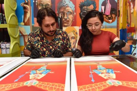 Artistas do Brasil e Líbano criam mega mural em Beirute