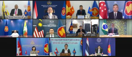 Ministro Carlos França reuniu-se, por videoconferência, com Associação de Nações do Sudeste Asiático (ASEAN)