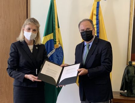 Itamaraty recebe a nova coordenadora residente da ONU no Brasil, Silvia Rucks