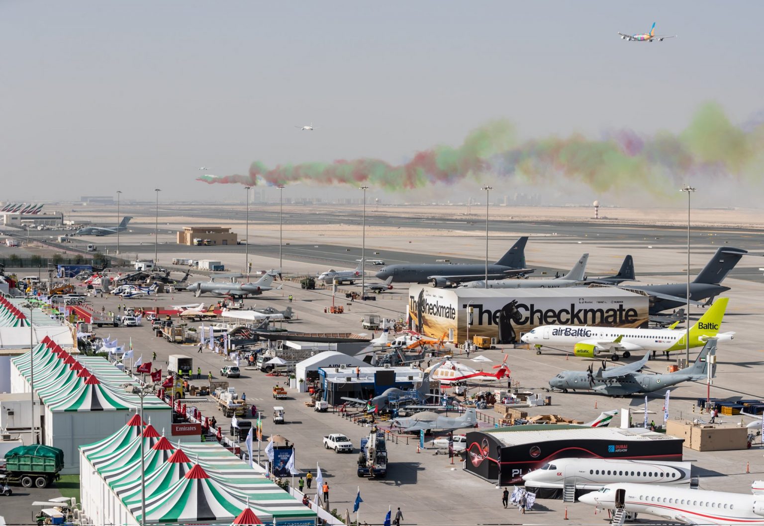 Indústria aérea revela novidades do setor em Show Aéreo de Dubai 2021