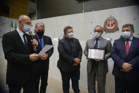 Cônsul-geral da Itália é homenageado na Assembleia Legislativa de São Paulo