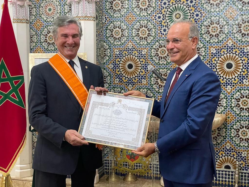 Marrocos homenageia o senador Fernando Collor de Mello
