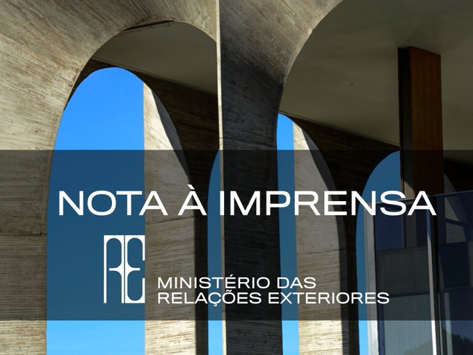 Itamaraty emite nota sobre “Assistência Internacional Humanitária à Bahia em razão das chuvas”