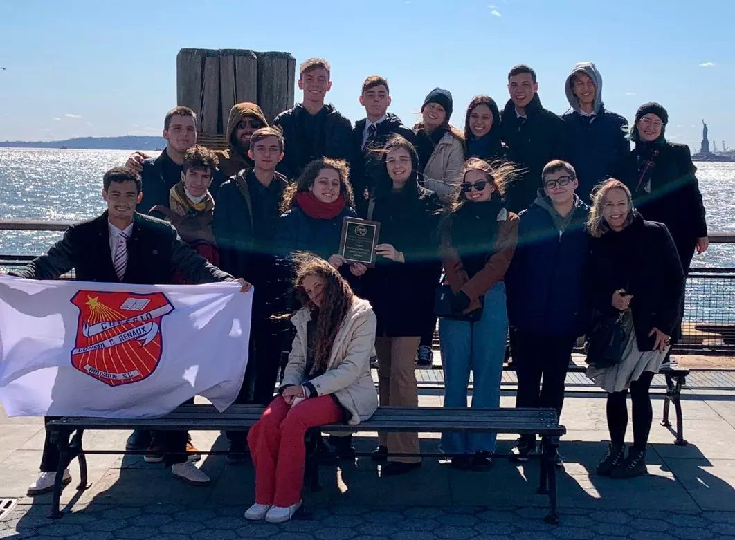 Escola brasileira recebe premiação na sede da ONU, em Nova York