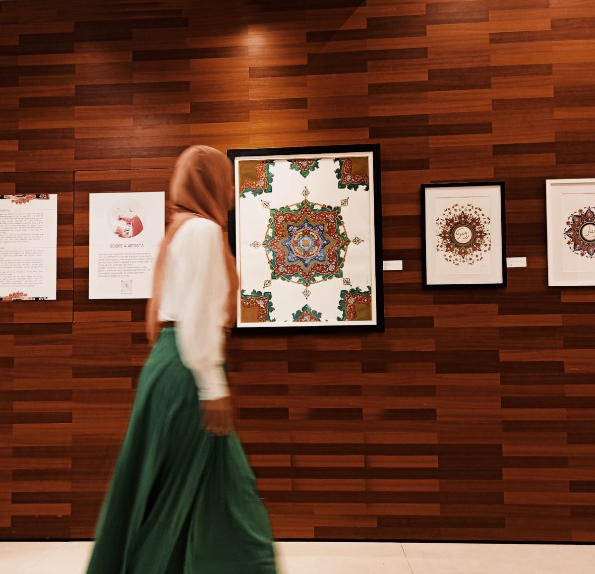 Arte Islâmica - Maryam 3 - exposição Golden shopping II
