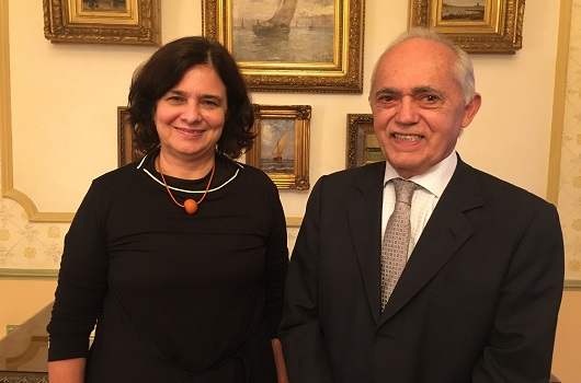 Presidente da Fiocruz é recebida pelo embaixador do Brasil em Portugal