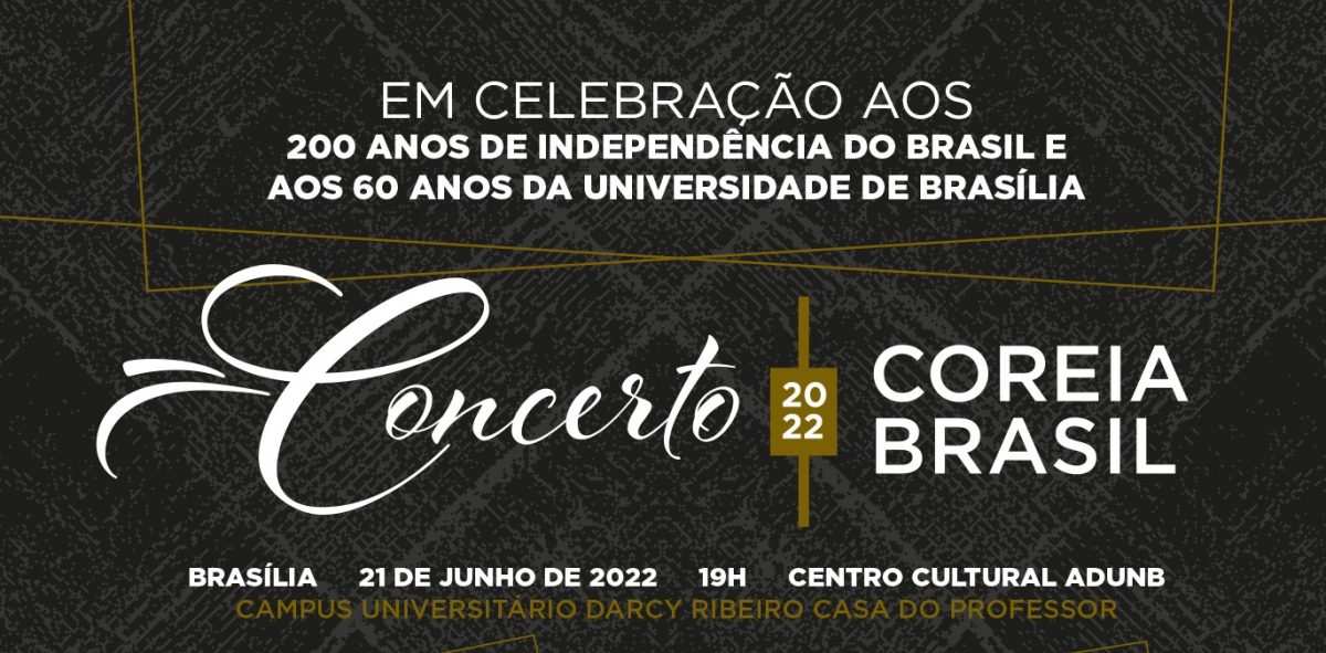 Embaixada da Coreia do Sul promove “Concerto 2022 Coreia-Brasil”