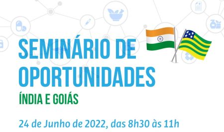 Seminário de Oportunidades Índia-Goiás, com a participação do embaixador indiano Suresh Reddy