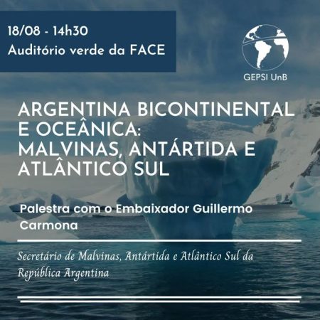 Representante do governo da Argentina faz palestra na UnB sobre política externa