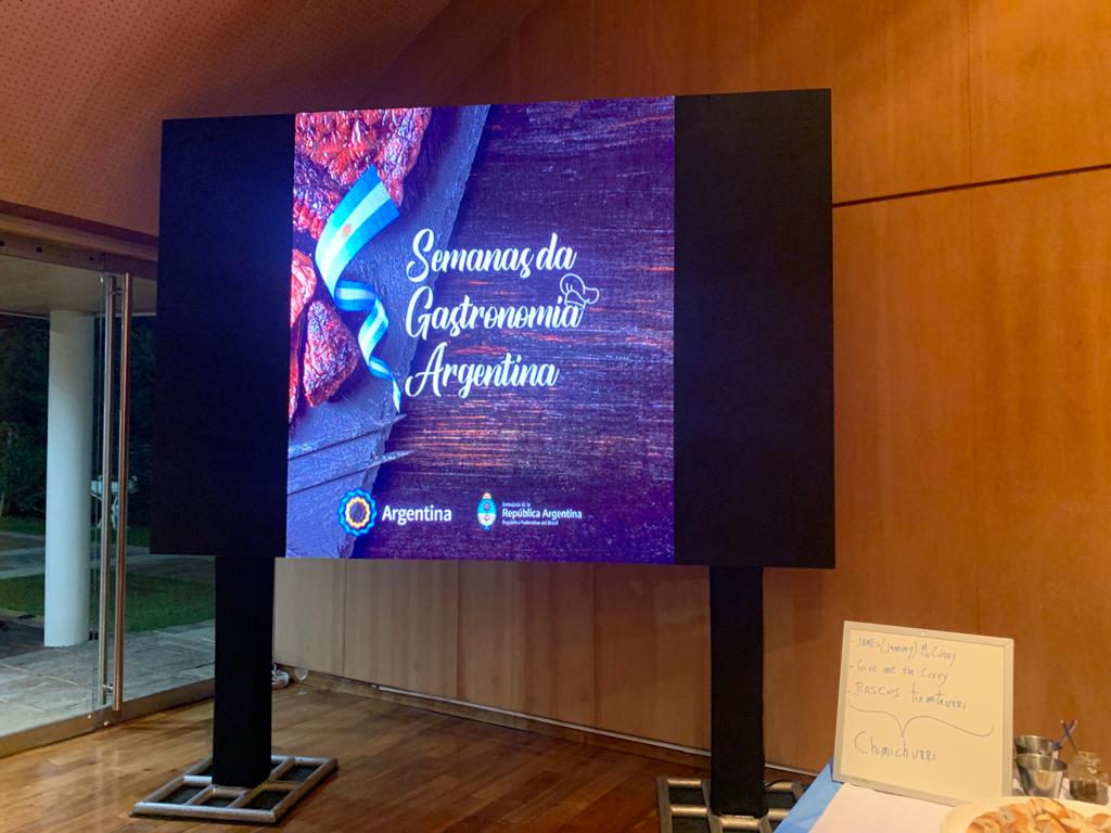 Lançamento das Semanas da Gastronomia Argentina