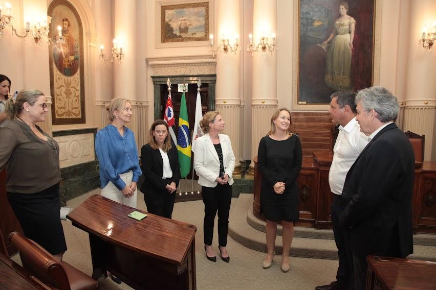 Autoridades do Reino dos Países Baixos estreitam relação com a cidade de Santos