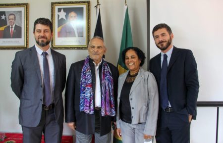 Centro de Excelência e ABC apresentam projetos ao presidente do Timor Leste