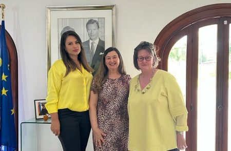Paraíba discute investimentos no Polo Cabo Branco com embaixadora de Luxemburgo