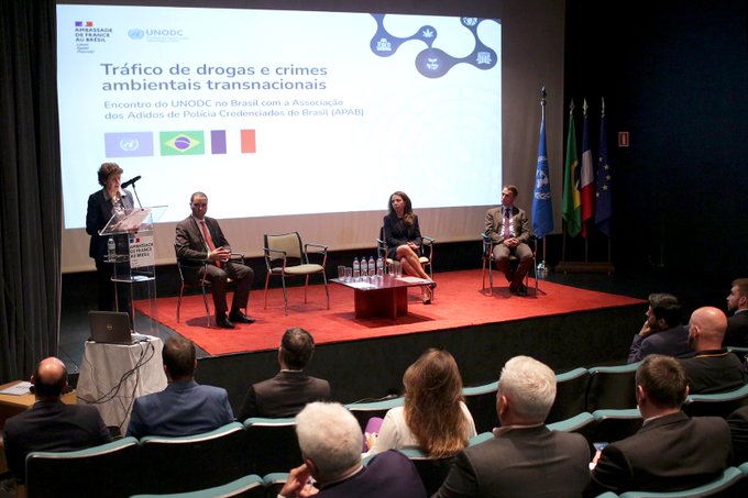 Embaixadora da França abre encontro que apresentou projetos do UNODC no Brasil
