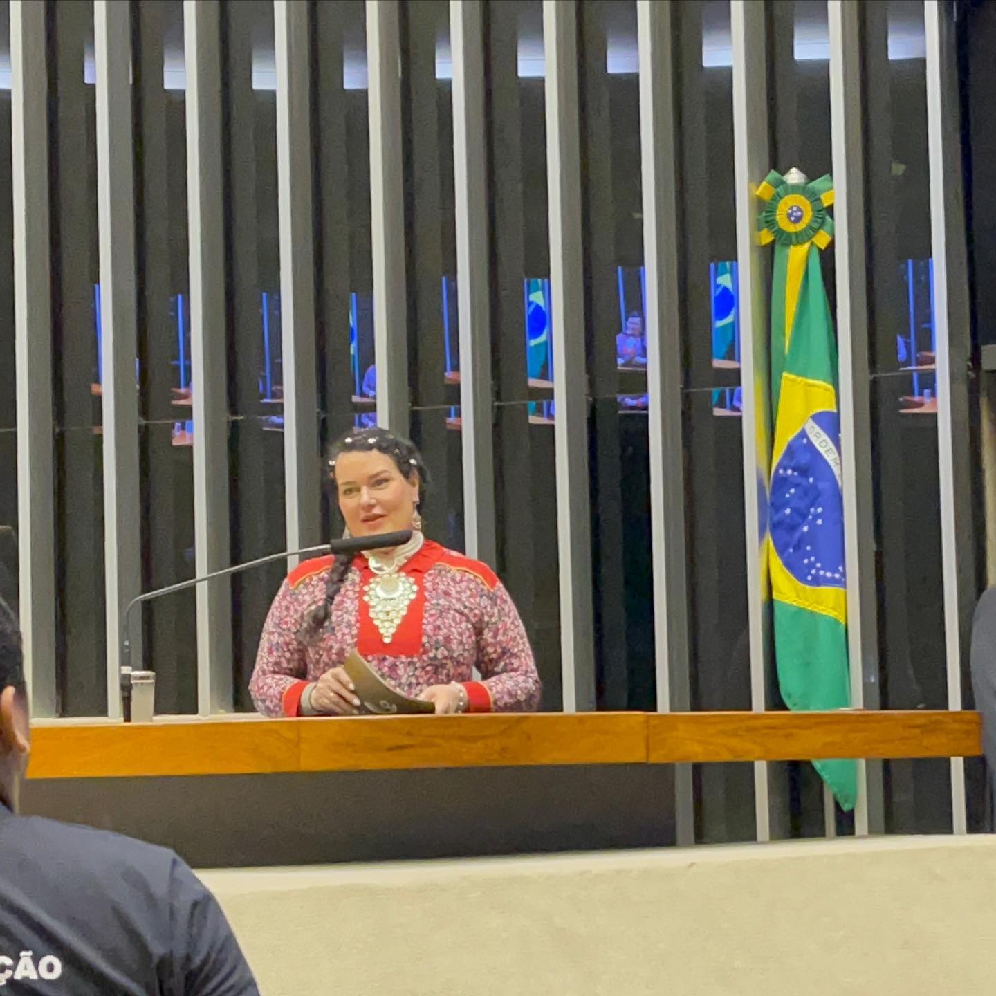 Presidente do Parlamento do Povo Indígena da Noruega participa de lançamento de Frente Parlamentar em Brasília