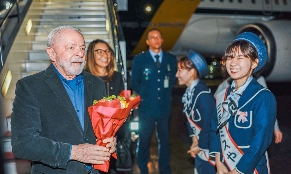 Lula está no Japão para Cúpula do G7