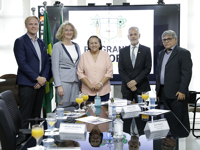 Cônsul-geral da Noruega no Brasil reúne-se com governadora do Rio Grande do Norte
