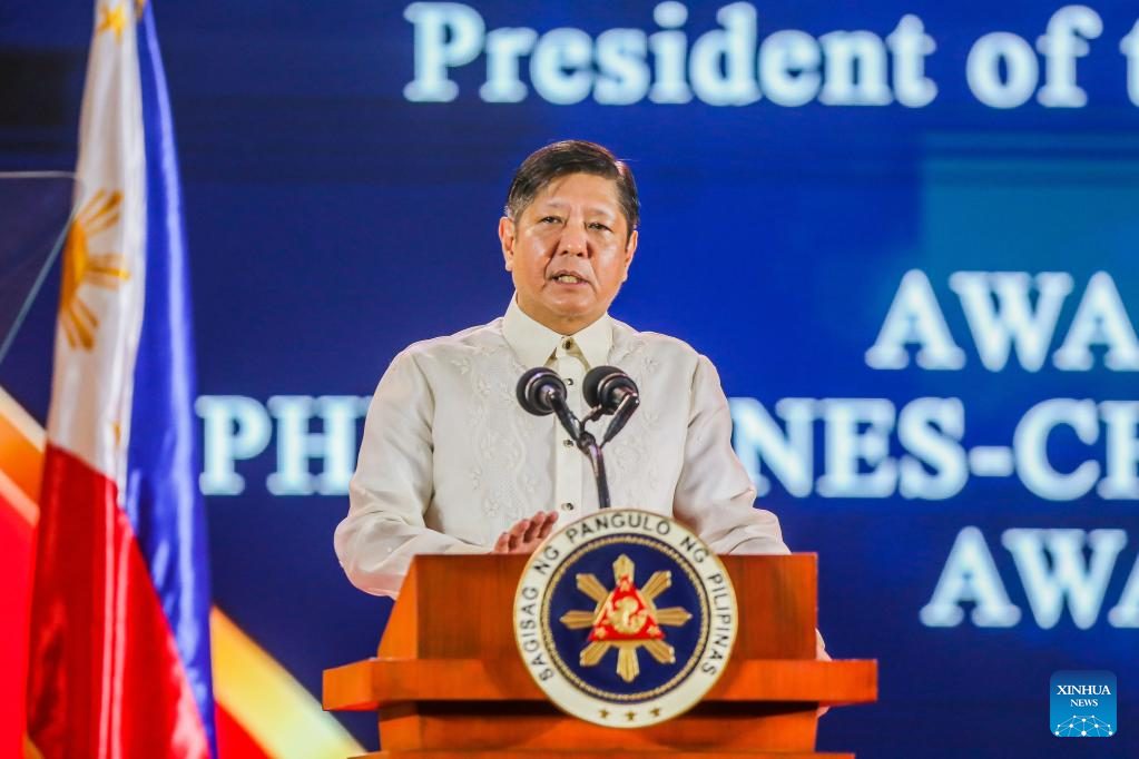 Presidente Ferdinand Marcos promete fortalecer laços entre Filipinas e China