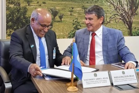 UNICEF e Ministério da Assistência Social, Família e Combate à Fome assinam memorando de entendimento