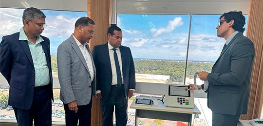 Membros da Embaixada da Índia e Comissão Eleitoral do país asiático visitam TRE-BA