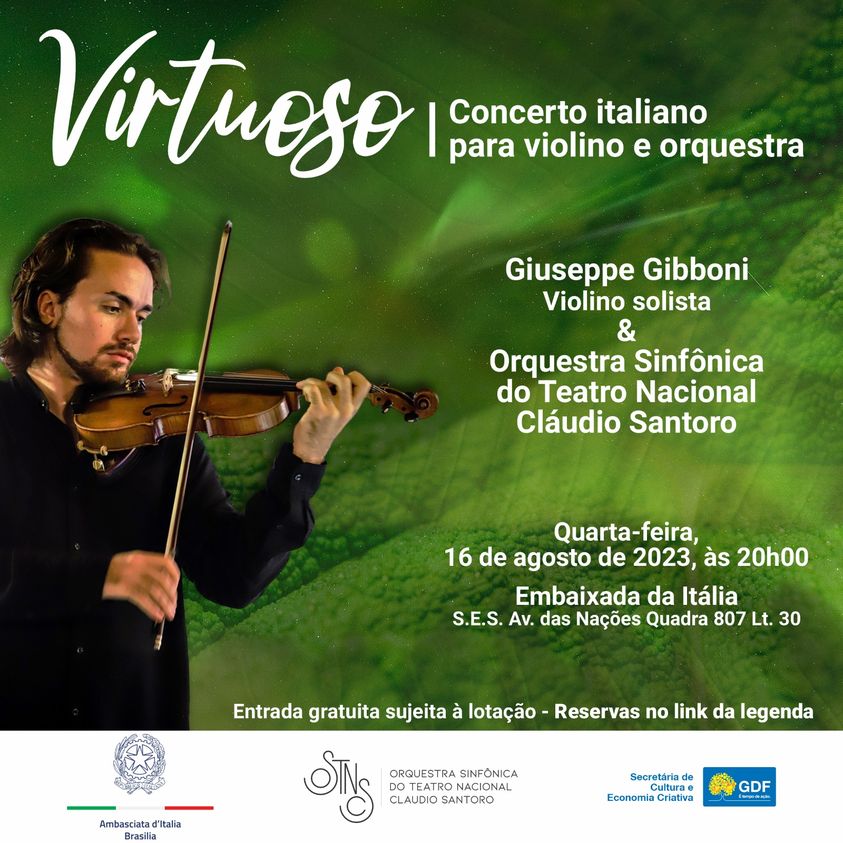 Virtuoso – Concerto italiano para violino e orquestra