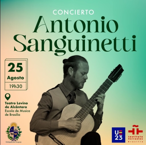 Apresentação do violinista uruguaio Antonio Sanguinetti