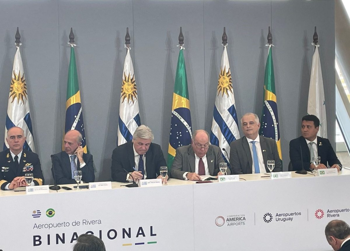 Firmada Declaração Ministerial e Memorando de Entendimento sobre a binacionalização do aeroporto de Rivera