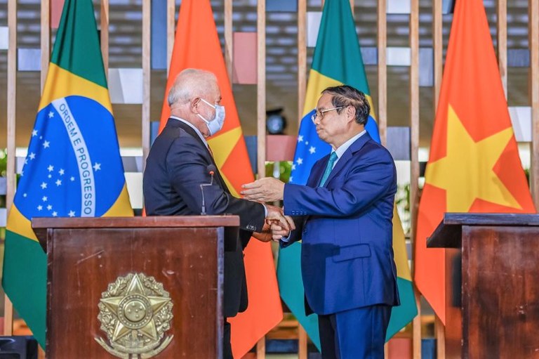 Presidente Lula e Primeiro-Ministro do Vietnã estreitam relações comerciais e ampliam cooperação bilateral
