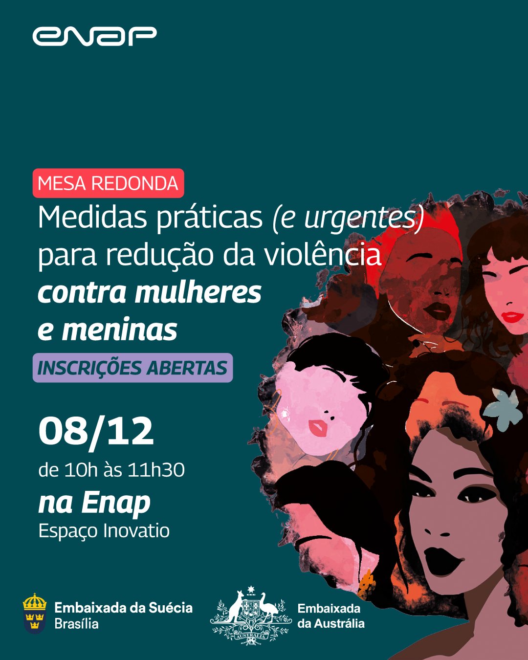 Mesa Redonda: Medidas práticas (e urgentes) para redução da violência contra mulheres e meninas