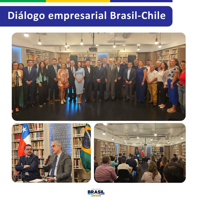 Diálogo empresarial Brasil-Chile acontece em Santiago