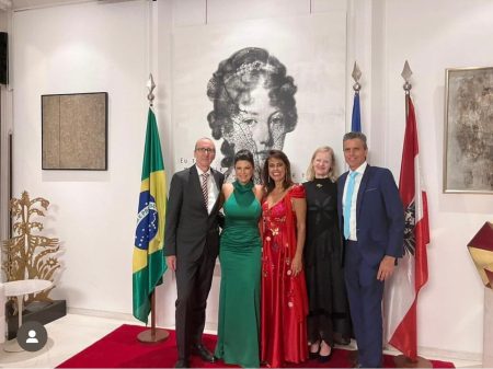 Embaixada Austríaca realiza declamação de poema especial por Vanessa von Glehn em homenagem à Imperatriz Leopoldina