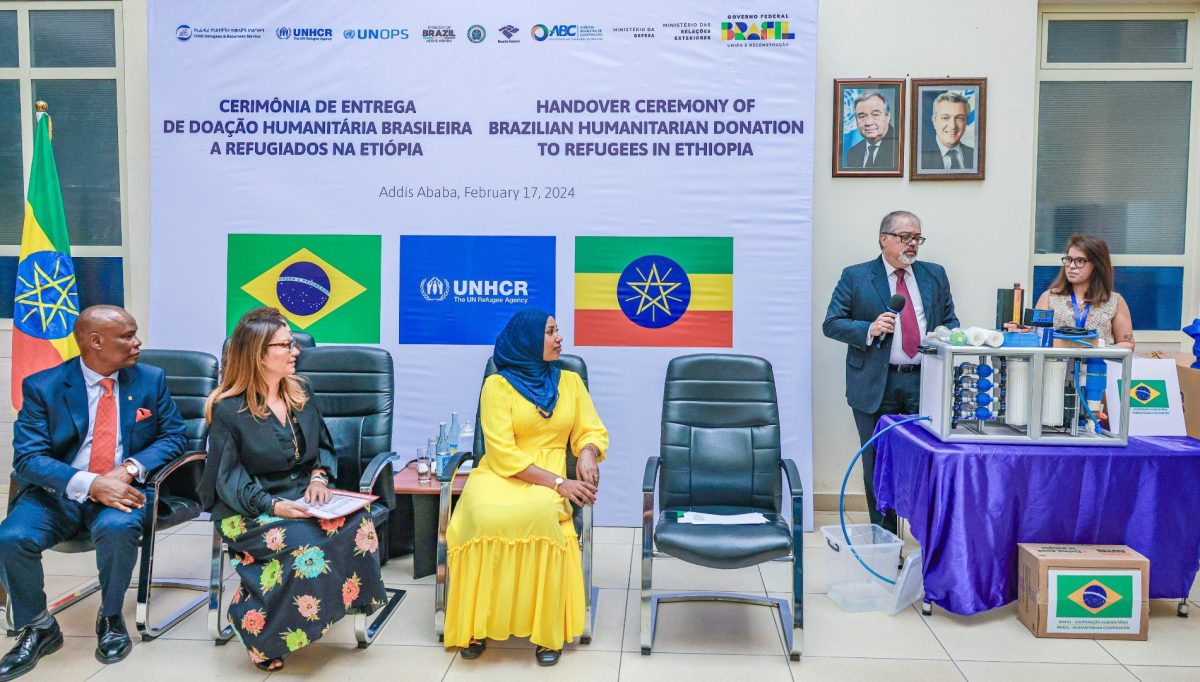 Brasil doa alimentos para refugiados da Etiópia