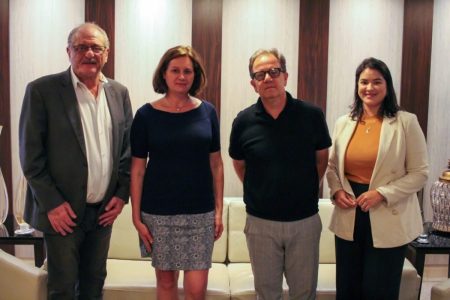 Embaixadora da República Tcheca visita Presidente da Fibra