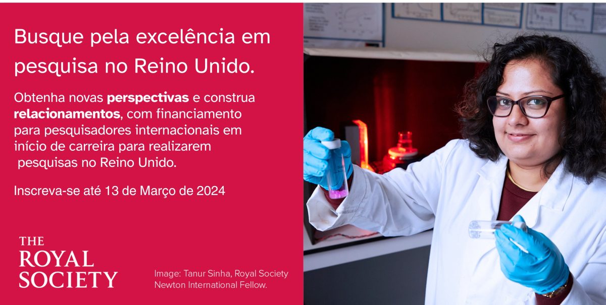 Newton International Fellowship abre inscrições para cientistas
