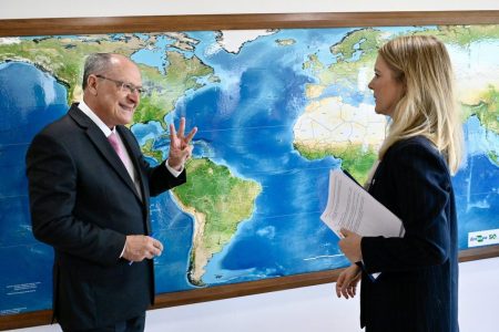 Geraldo Alckmin recebe Embaixadora da Dinamarca no Brasil