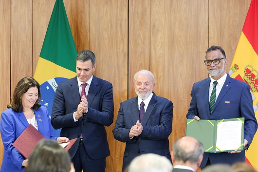 Fiocruz e Instituto Carlos III firmam acordo na presença de Lula e Pedro Sánchez