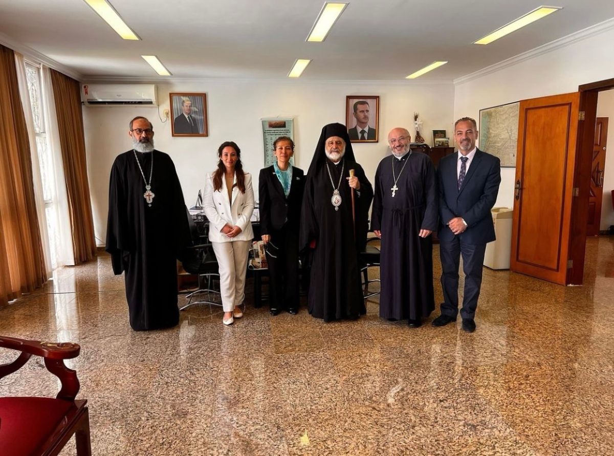 Embaixadora da Síria recebe autoridades da Arquidiocese Ortodoxa