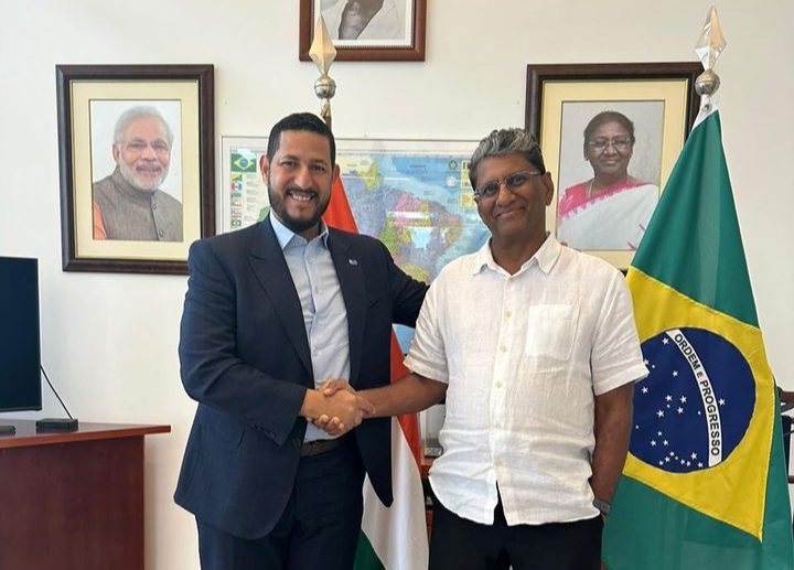Embaixador da Índia recebe representante do IMBRICS