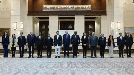 Presidente turco recebe credenciais de 7 novos embaixadores