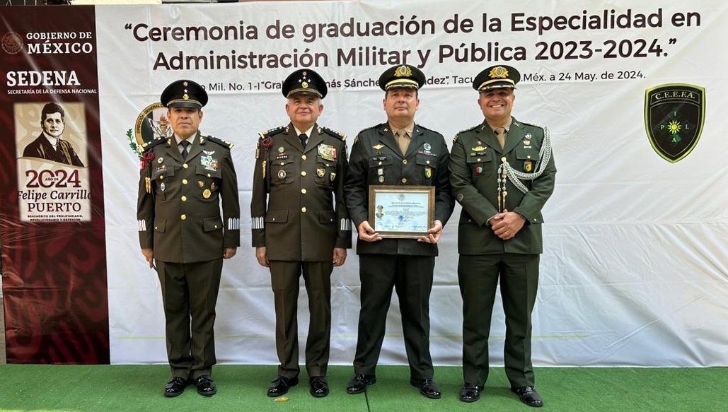 Brasileiro é destaque em Curso de Administração Militar e Pública no México