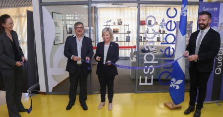 Ministra de Relações Internacionais de Québec participa da inauguração do Espaço Québec