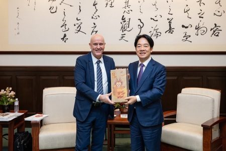 Presidente de Taiwan recebe delegação liderada por Uwe Morawetz