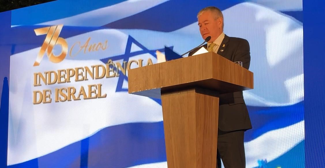 Recepção marca os 76 anos da criação do Estado de Israel