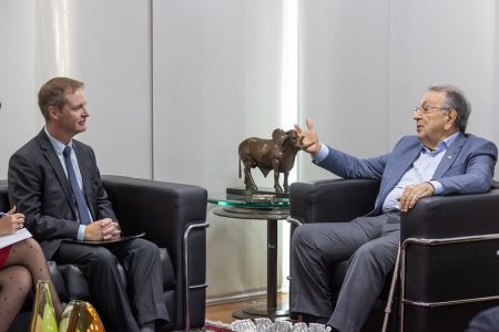 Presidente da CNA recebe Embaixador da Nova Zelândia