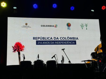 Embaixada da Colômbia celebra 214 anos de Independência