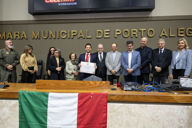 Cônsul-geral da Itália é Cidadão de Porto Alegre