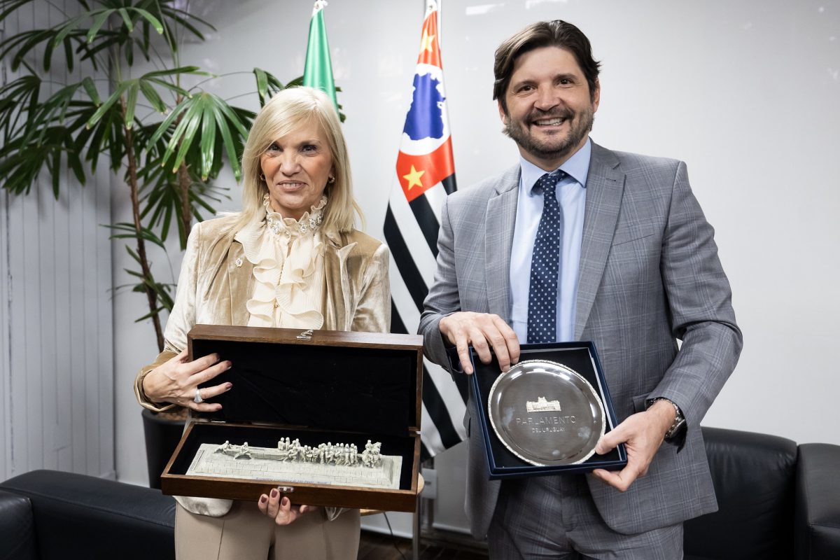 Vice-presidente do Uruguai visita Alesp com objetivo de fortalecer laços históricos e econômicos