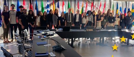 Delegação da União Europeia recebe alunos de relações internacionais