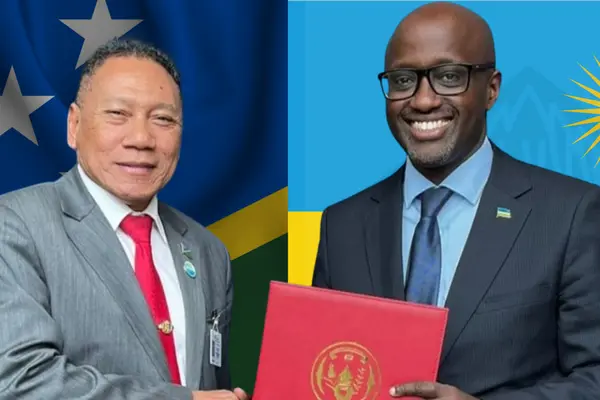 Ilhas Salomão formalizam relações diplomáticas com Ruanda