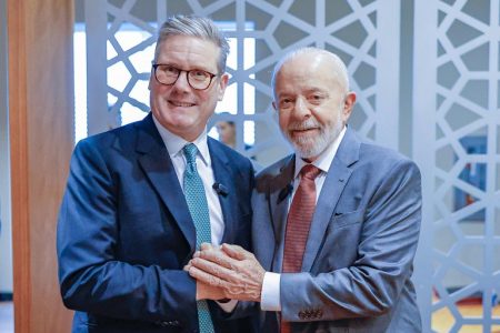 Lula se encontra com Primeiro-Ministro do Reino Unido